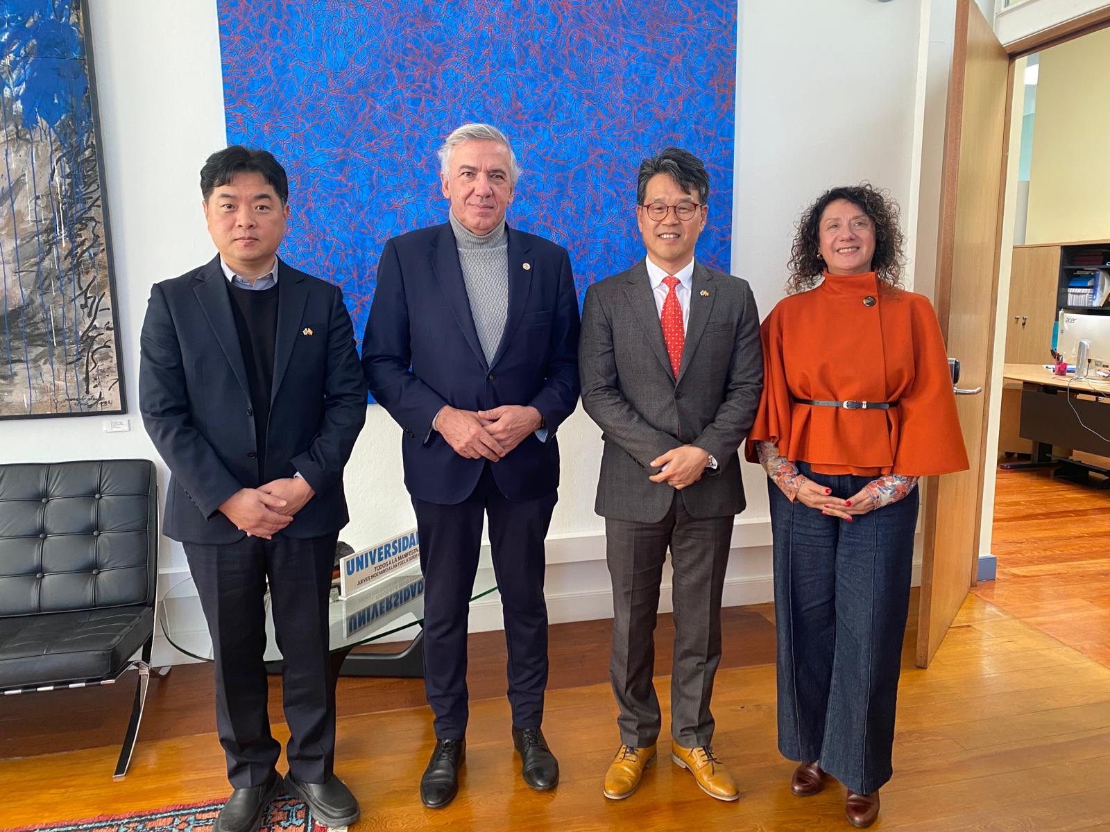 Reunión con el rector de la ULPGC 